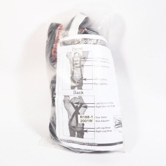 Tree Stand Full Body Safety Harness Model #2001 Instructions Included - Picture 2 of 3